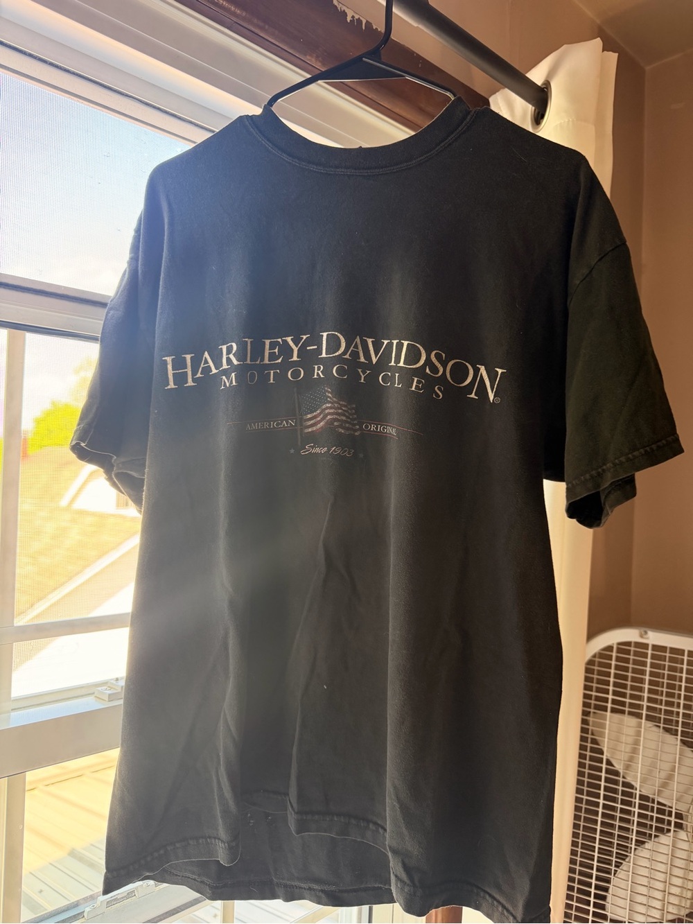 Vintage Harley-Davidson Black Graphic T‑Shirt